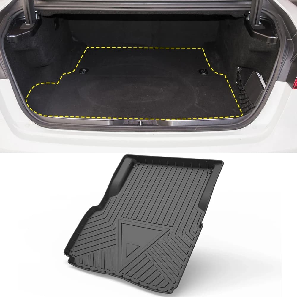 For Maserati Quattroporte M156 2013-2021 Auto Car Cargo Liner All-Weather TPE Non-slip Trunk Mats Boot Tray Carpet Accessories