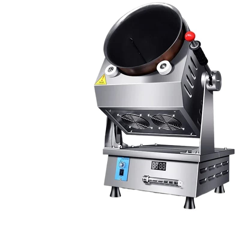 Automatic cooking machine commercial large roller fried rice, fried powder automatic stir fry intelligent