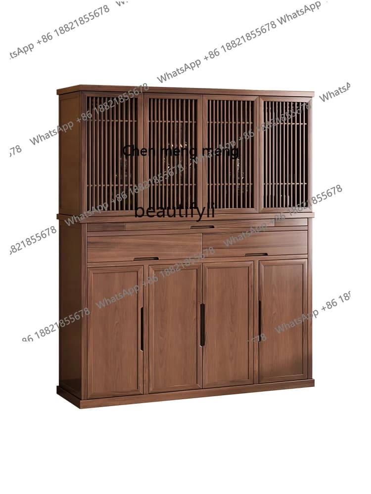 X  Black Walnut Buddha Shrine New Chinese Style Clothes Closet Buddha Shrine   Hall Bodhisattva  Cabinet Household
