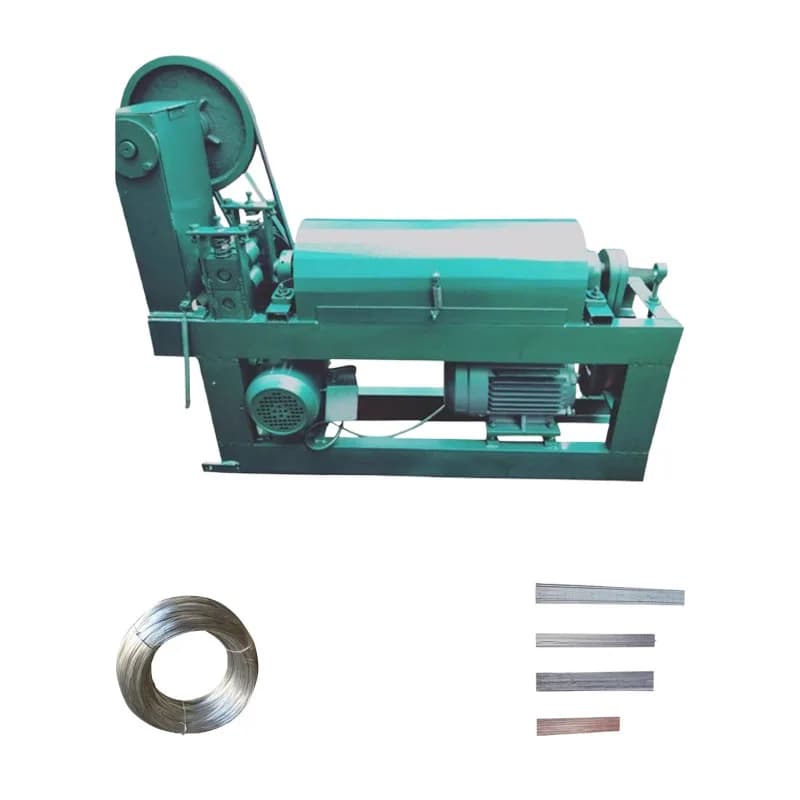 Aluminum Copper Galvanized Stainless Steel Wire Straightening Cutting Machine