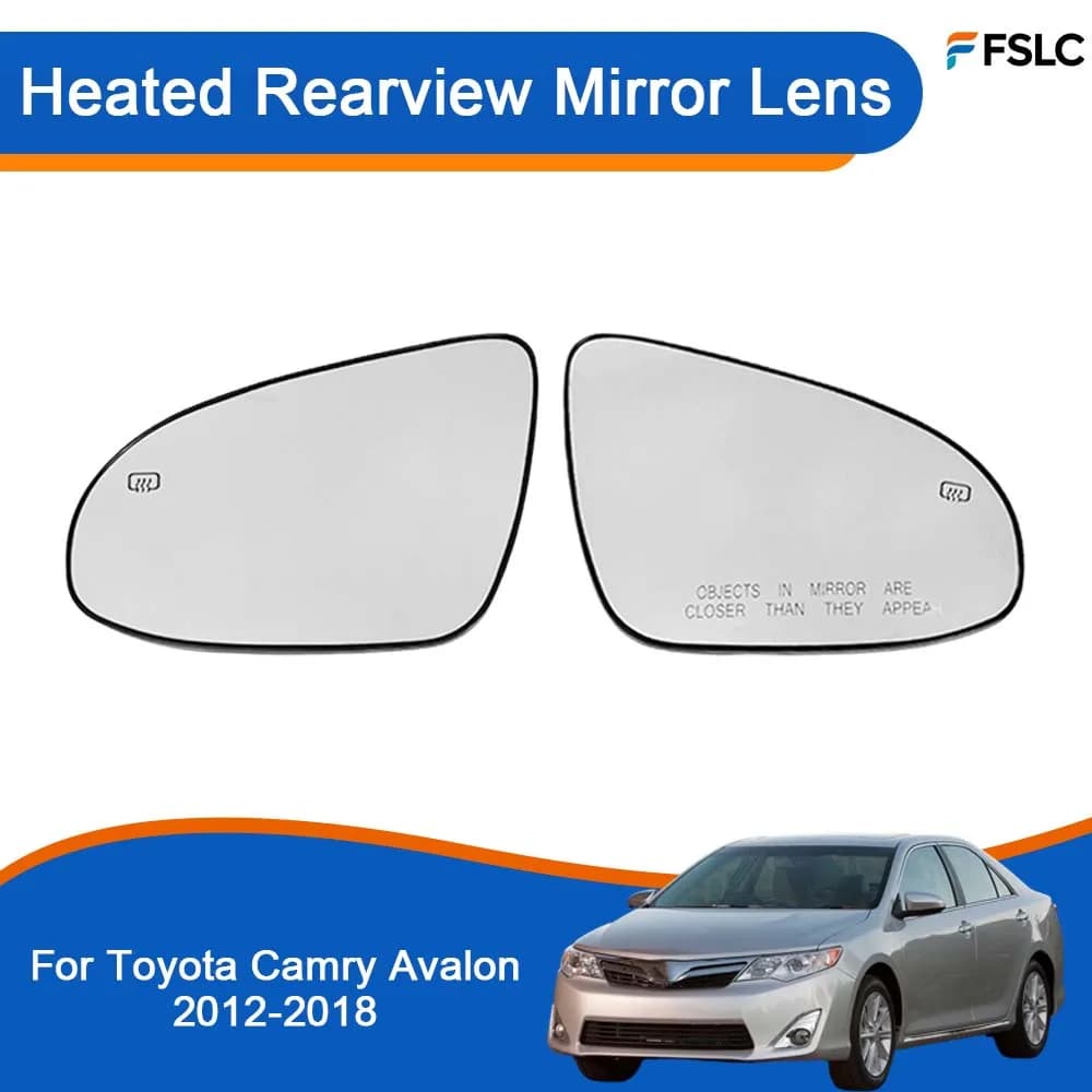Car Rearview Accessories Heated Rearview Mirror Lens For Toyota Camry Avalon 2012-2018 Car Decoration Upgrade Modify A Car