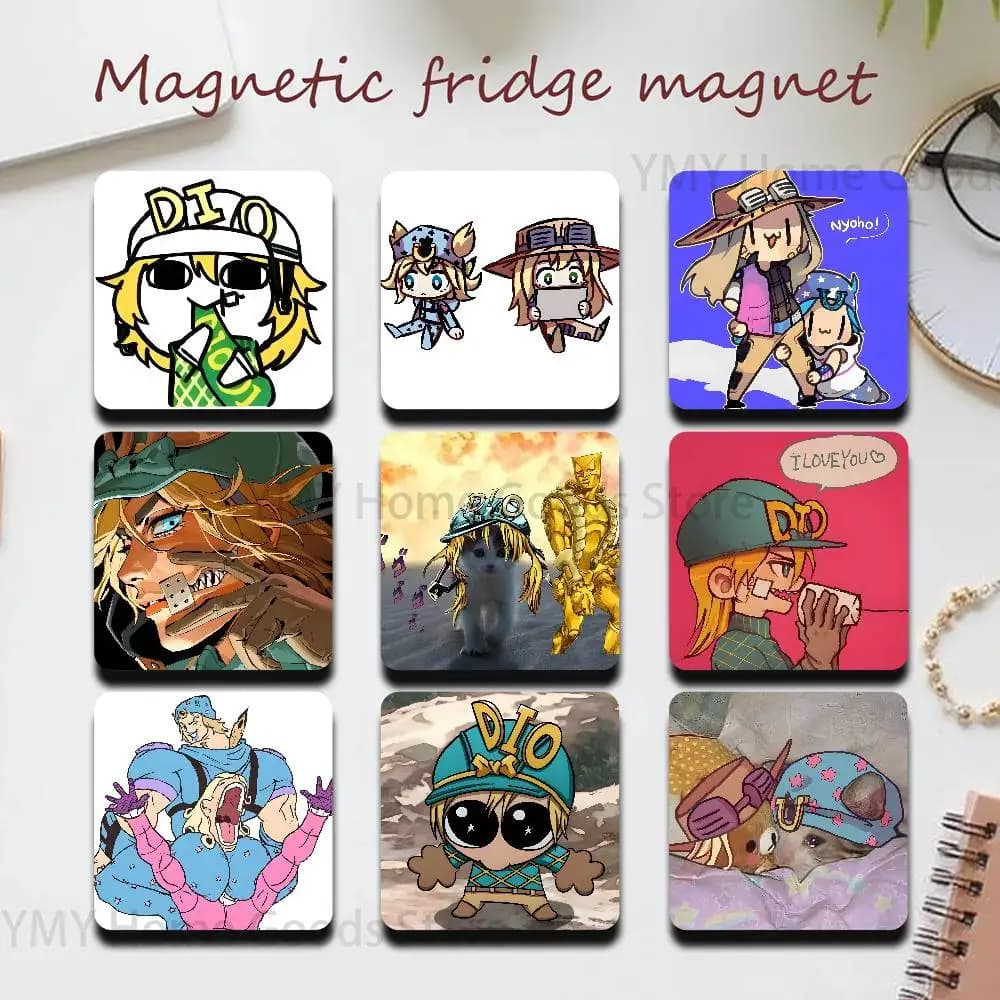 Cartoon D-Diego Cute Fridge Magnetic Magnet PVC Memorial Decor for Family Friends Students Adults