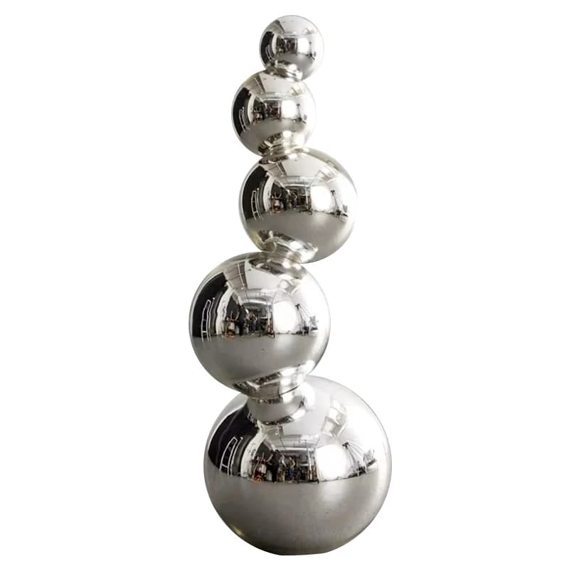 za-Modern Luxury Blue Electroplated Painted Stainless Steel Art Sculptures with Custom Design for Home and Holiday Decoration%