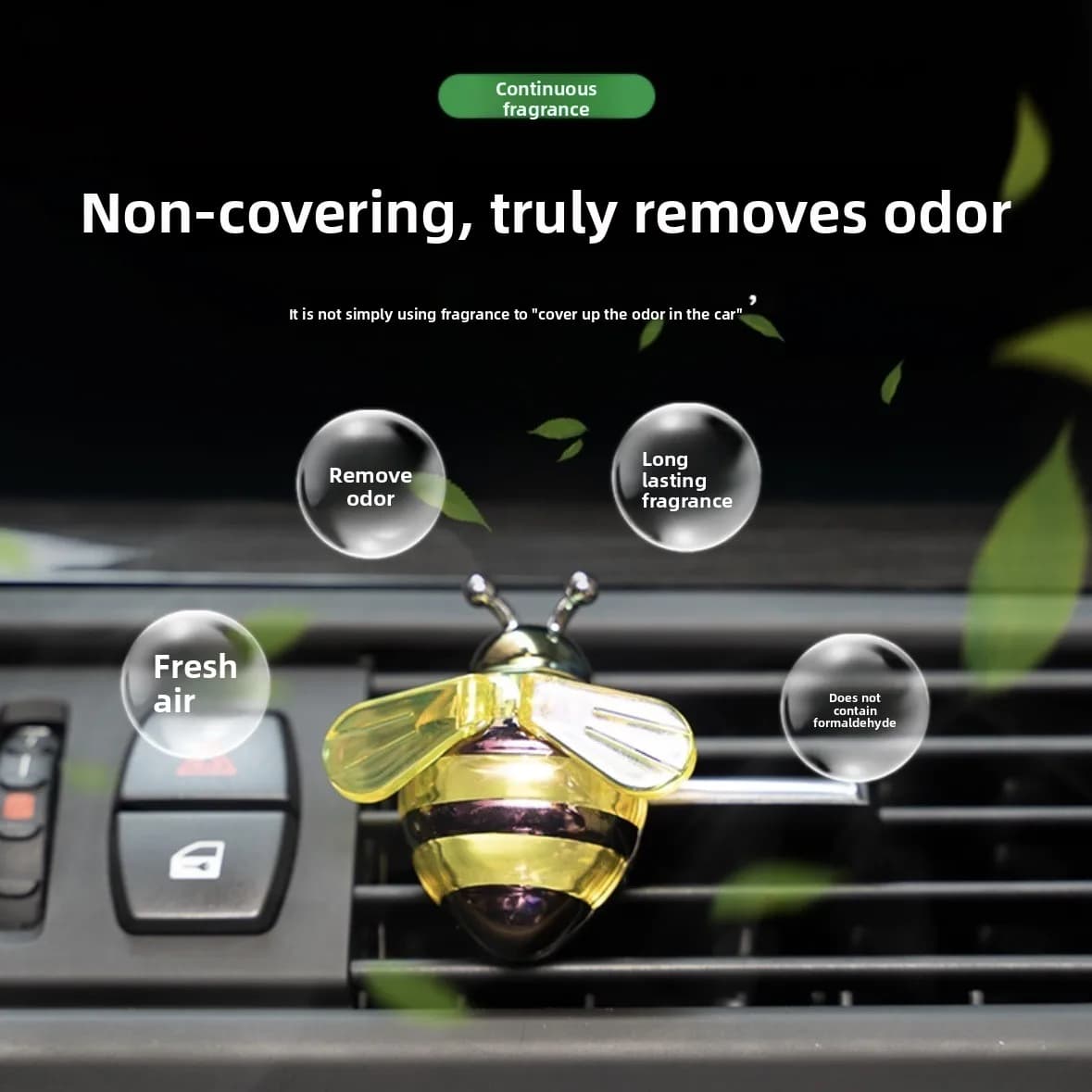 WW22 little bee car aromatherapy cartoon car out of the trend in addition to odor home high sense lasting
