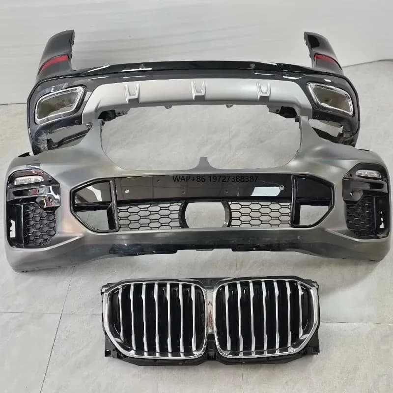 For X5 G05 Original Front and Rear Bumper Surround Front Lip Fog Lamp Frame Rear Lip Diffuser Reflective Strip or Reflector