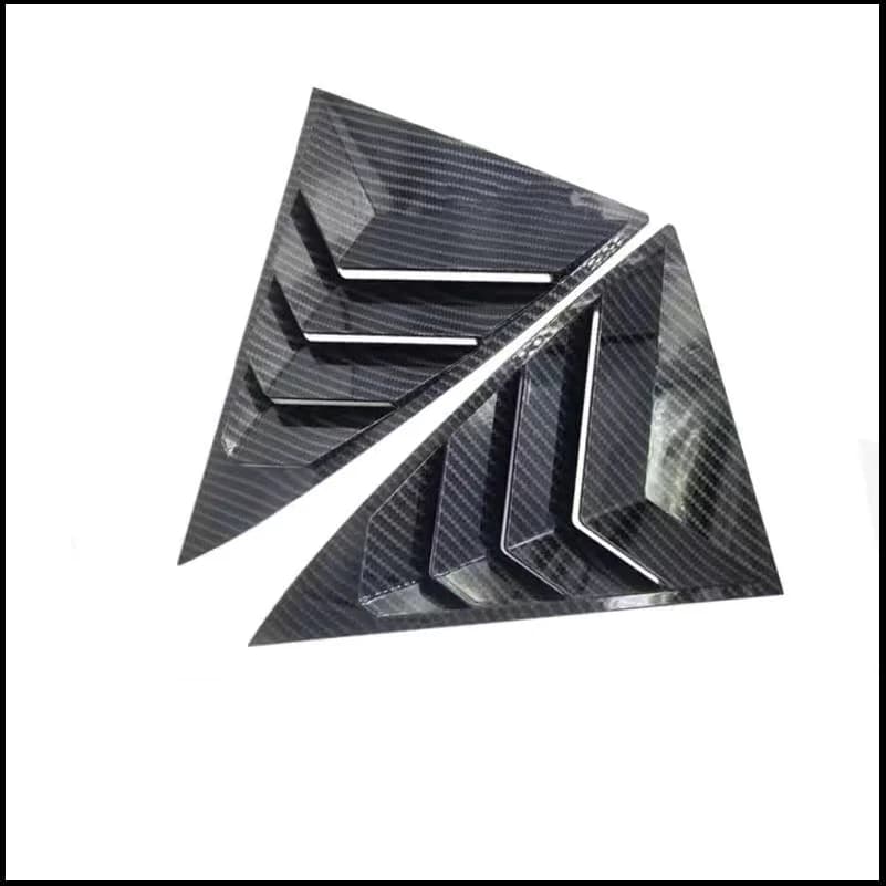 For Toyota Camry 2006-2016 Rear Window Shades Shutter Louver Cover Sticker Trim Decorative Frame Car Styling Accessories