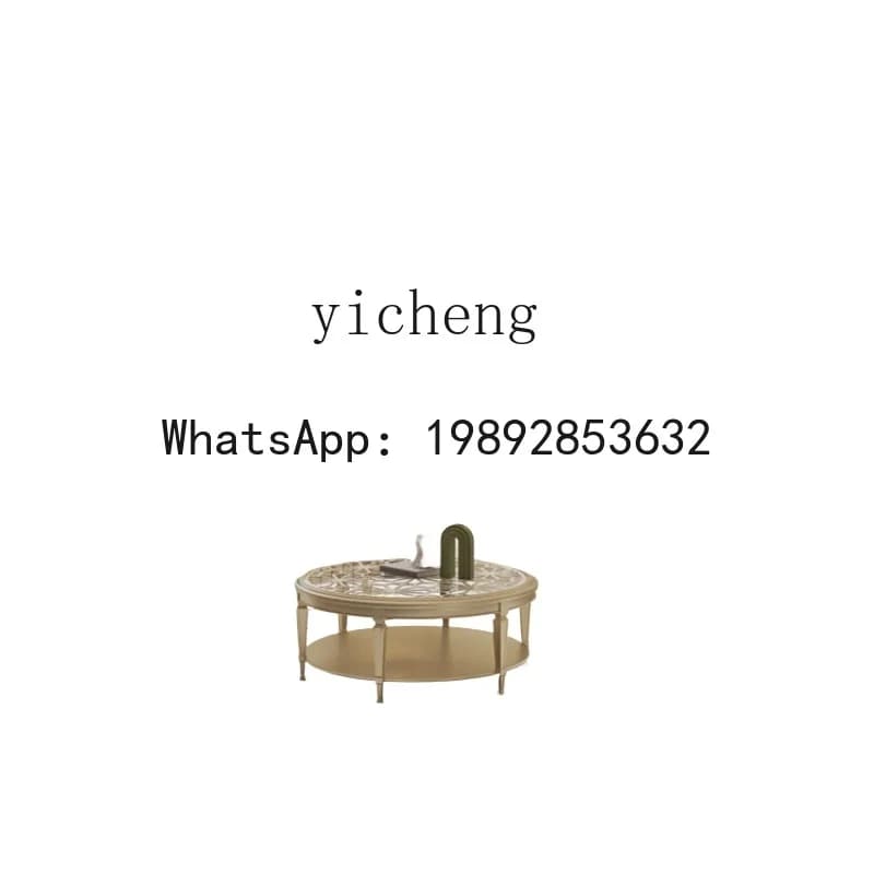 LYY Solid Wood Sofa Creative Designer High-End Villa Four-Seat Leather Sofa Combination