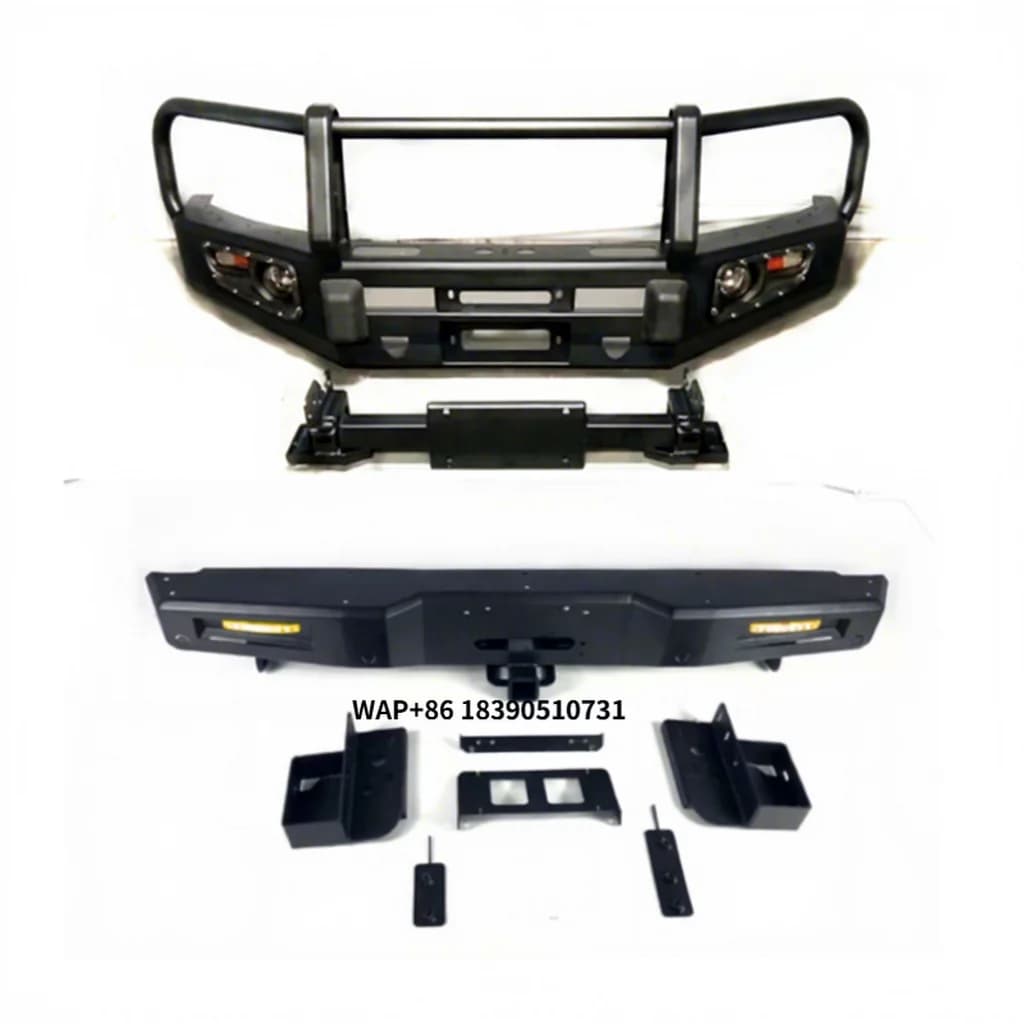 Factory Steel Car Front Bumper for Hilux Vigo 2005-2014 Front Bumper Bull Bar Front Bumper Guard