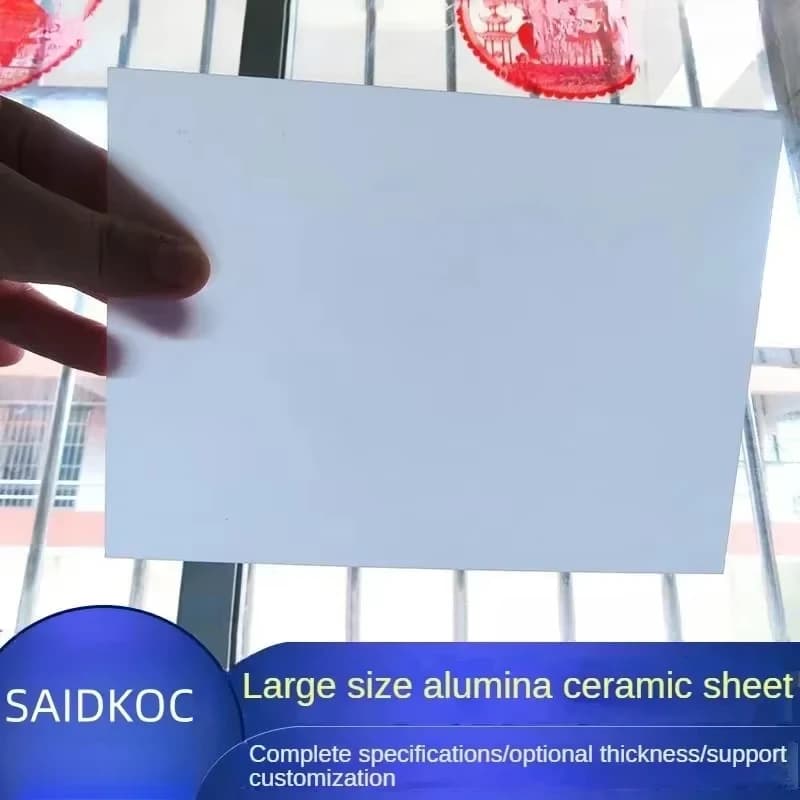 Customized Alumina Ceramic Sheet0.2-0.8mmThickness,130x170mm&138x190x1mm Wear Resistant Electronic Industrial Replacement Parts