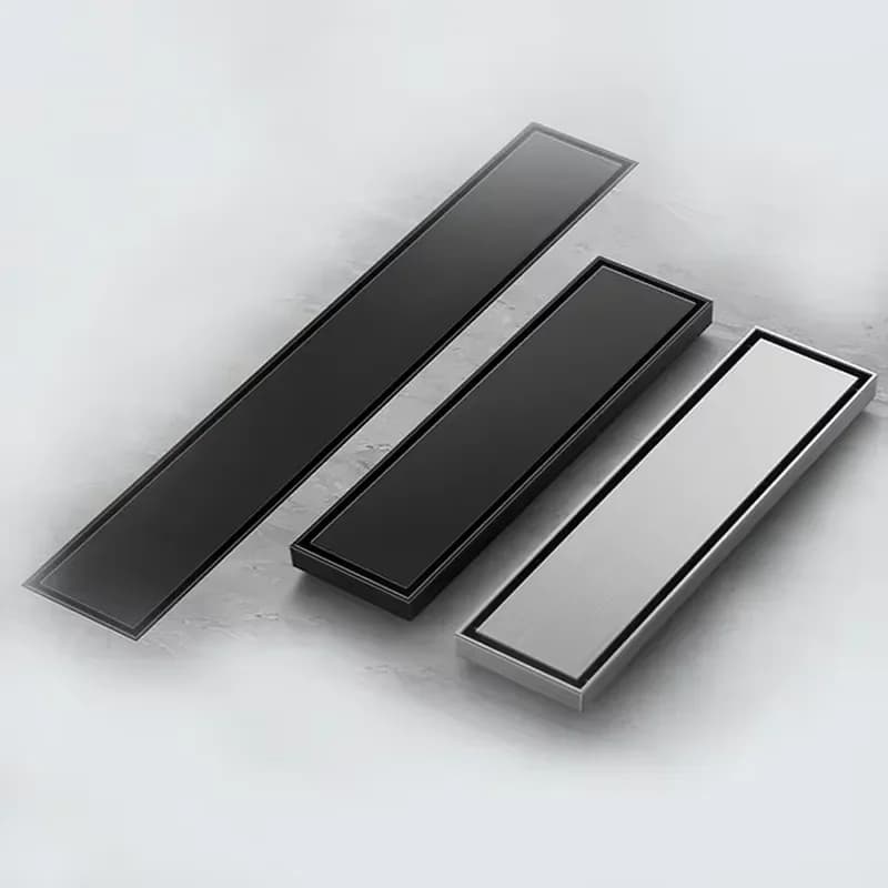 for New Luxury Linear Stainless Steel High Quality Ceramic Tile Embedded Floor Drain Filter Anti Corrosion Suitable for