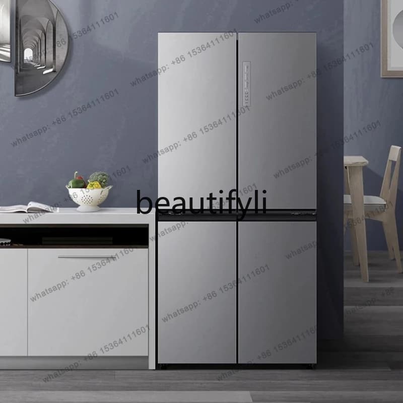 Cross-door first-class double frequency conversion household air-cooled frost-free embedded refrigerator