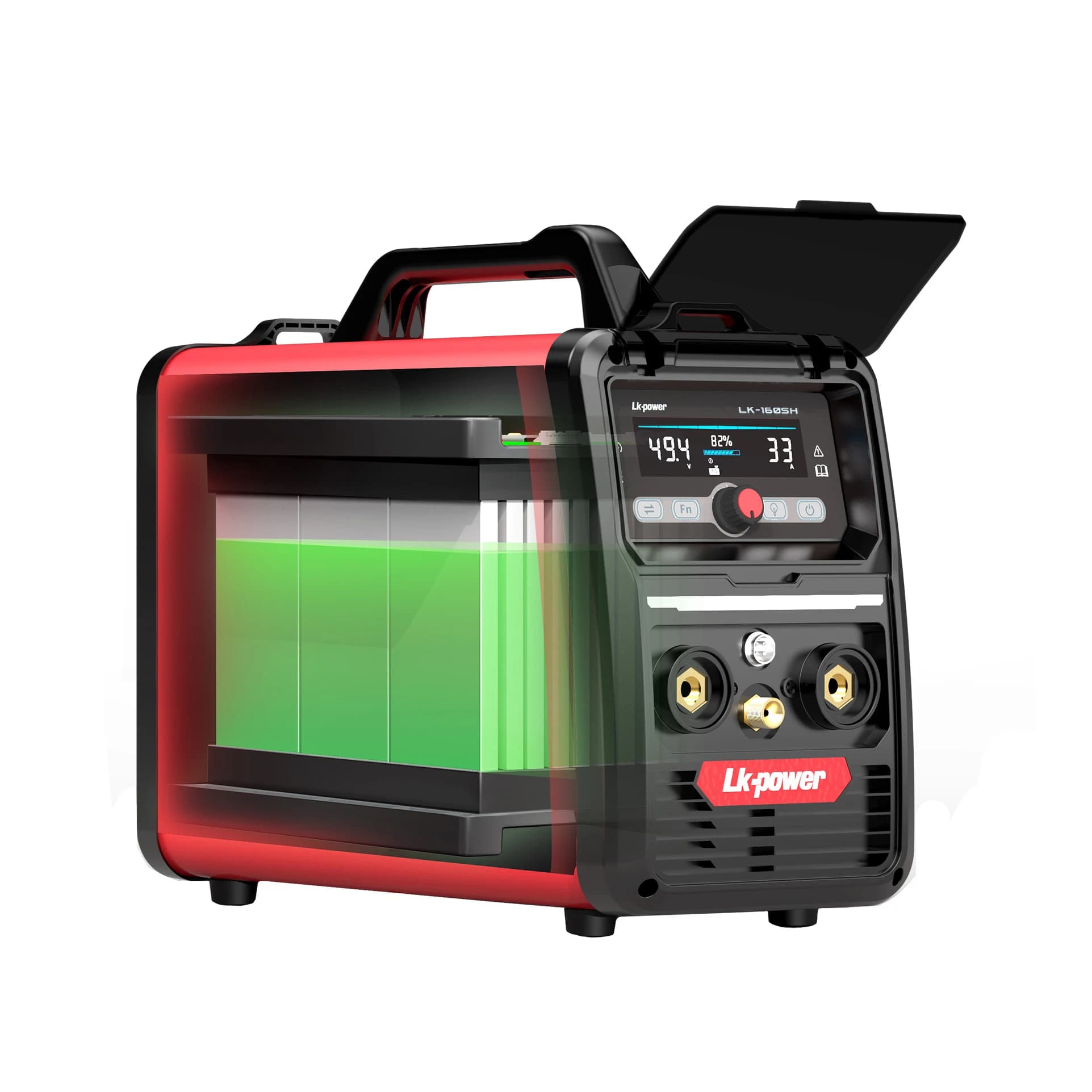 Portable Cordless MMA Welding Machine with Rechargeable Lithium Ion Battery Build in