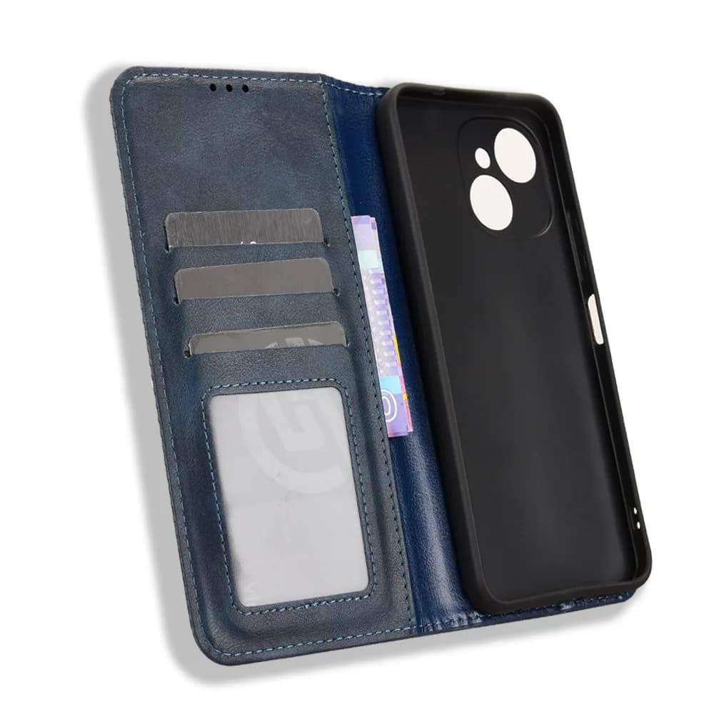 For Tecno Spark 40C Case PU Leather Wallet Flip Case Retro Card Holder Cover Conque For Tecno Spark 40C Fundas