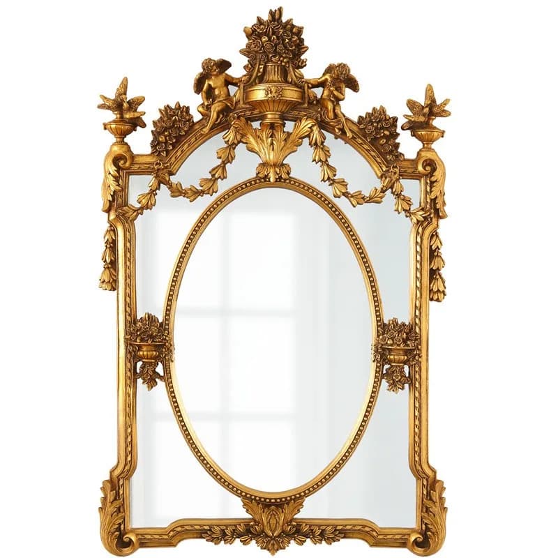 Jane American light luxury decorative wall-mounted mirror bathroom mirror