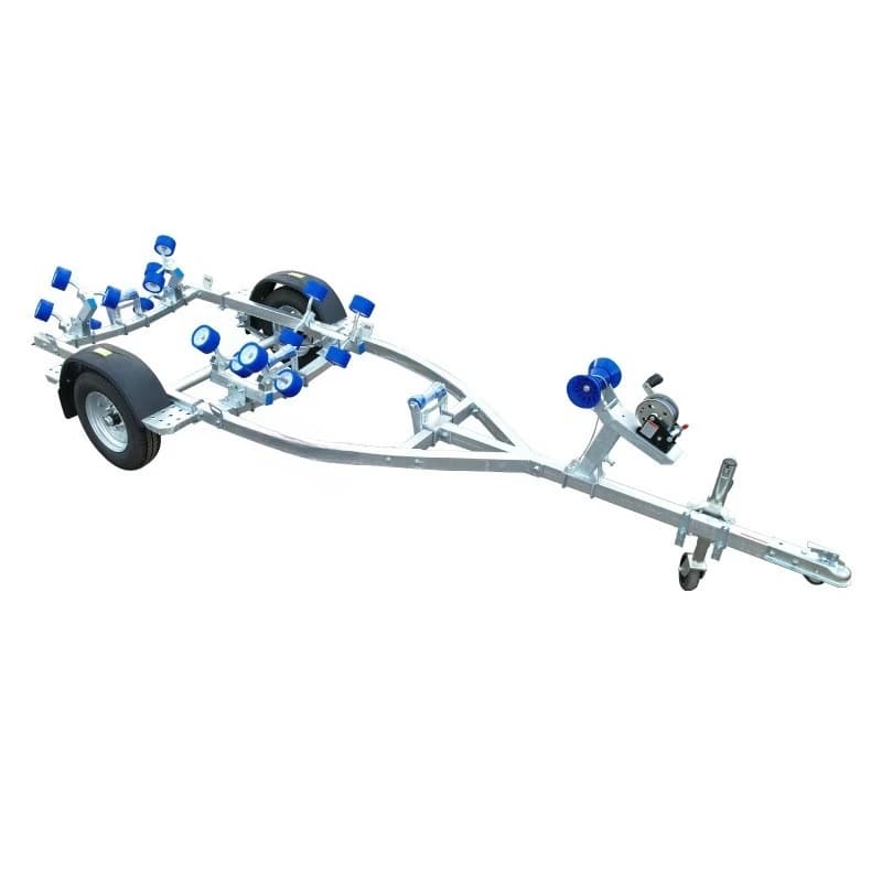 Trailer Motorboat Trailer Rubber Boat, Assault Boat Trailer Boat Luya Speedboat
