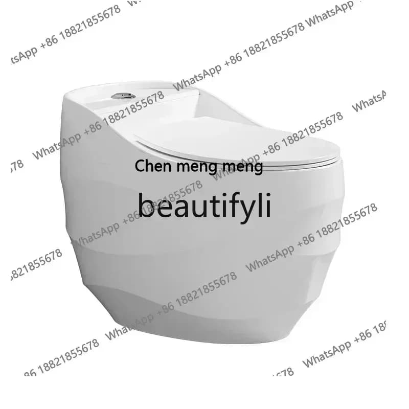 ss8350 ss 25Household ordinary toilet creative egg-shaped colored toilet small apartment large suction large pipe siphon