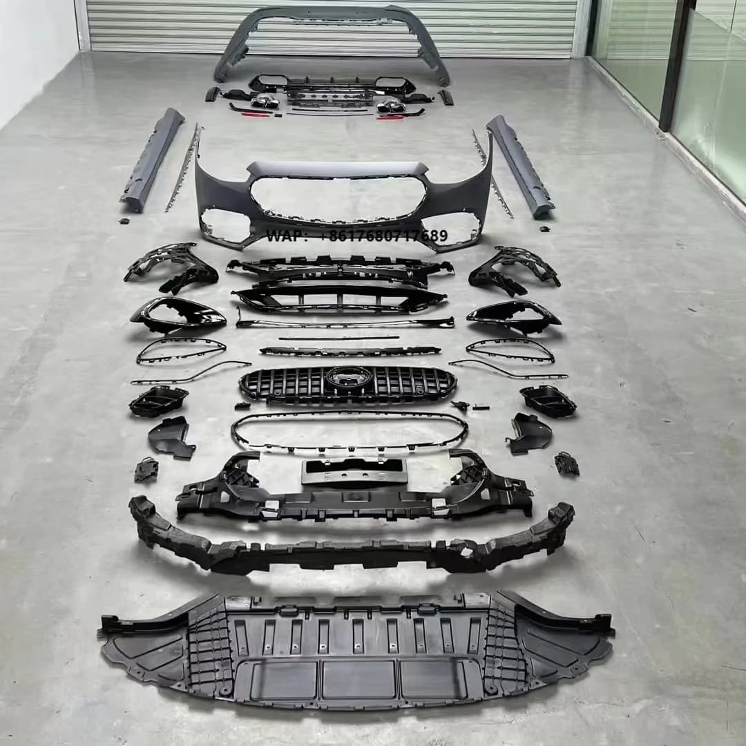 Upgrade to the W223 S63 Version Bodykit Body Kit Sets for S Class W223 Normal Version Car Body Parts 2021-2024