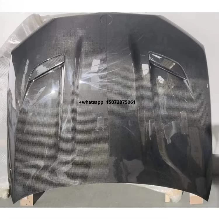 Hight Quality CS Style Cars Engine Hood Bonnet Carbon Fiber Engine Cover for  5 Series G30 G38 F90 M5 2016-2025