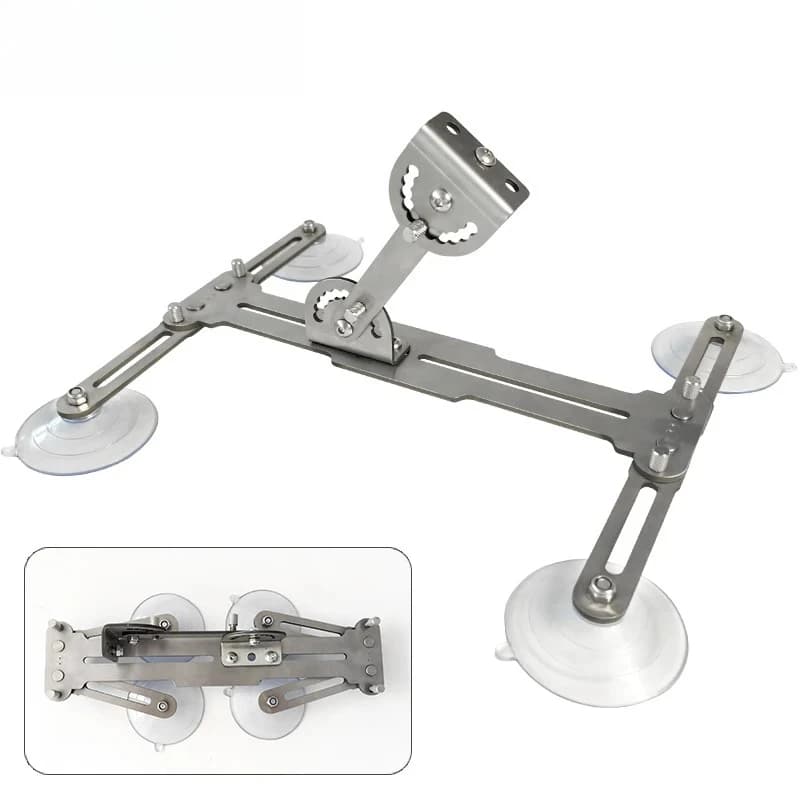 Stainless Steel Stand With Suction Cup for Telescopic Linear Actuator Reciprocating Cycle Motor Bracket Small Portable Holder