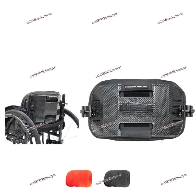 Hard backrest waist protection, easy force, breathable, quick disassembly and assembly, aluminum alloy wheelchair cushion