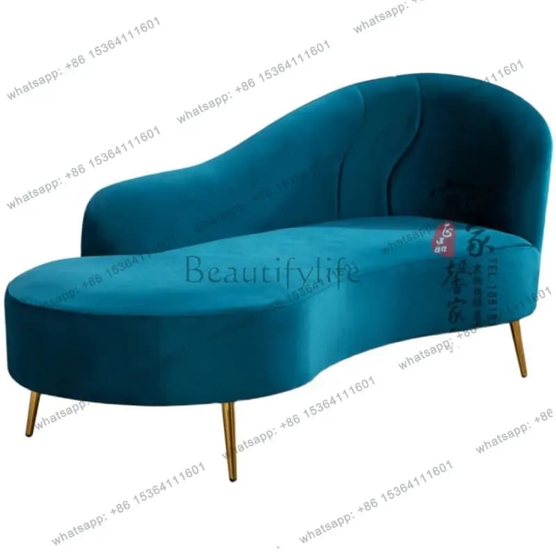 Light luxury concubine chair sofa beauty couch simple bedroom single chair