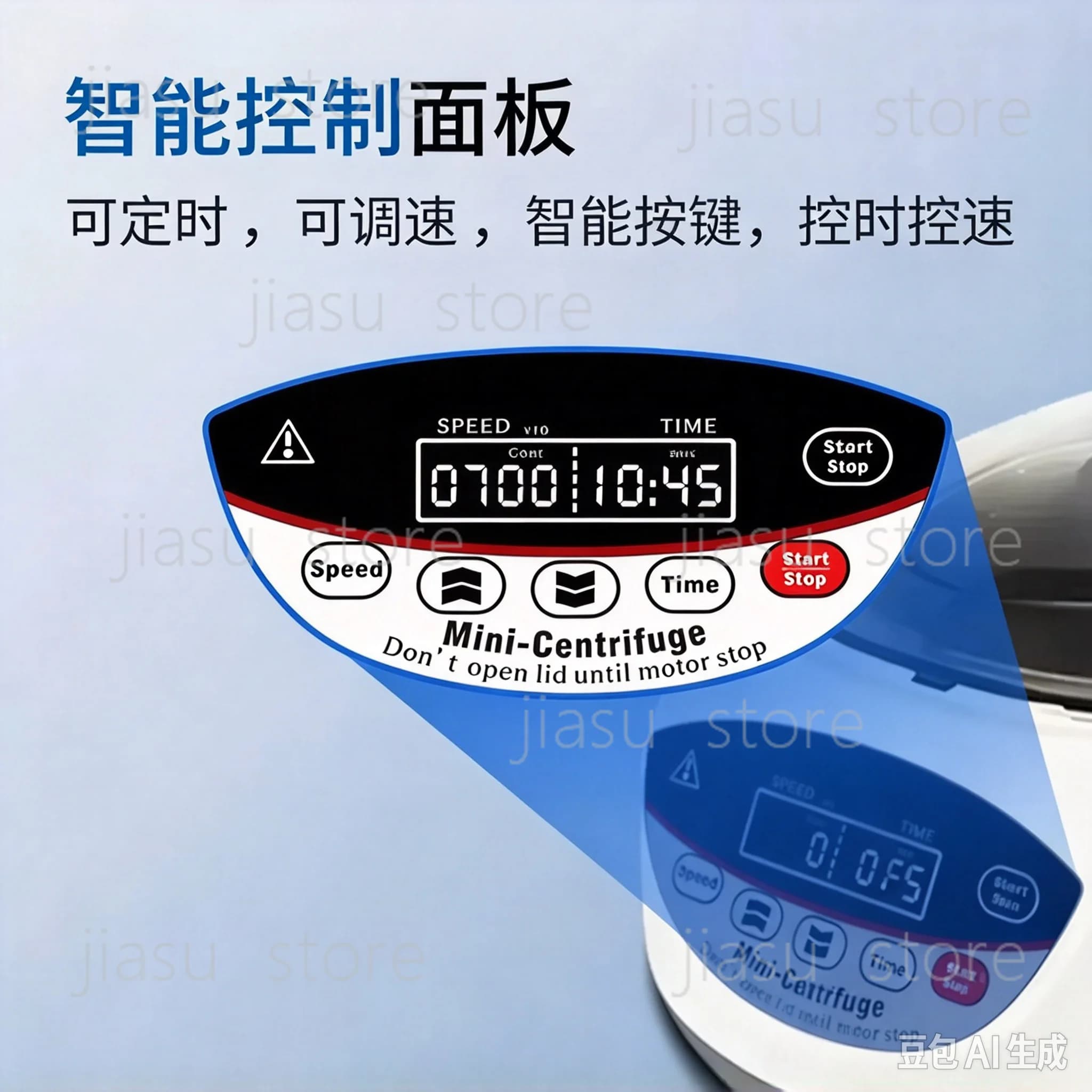 High Speed Digital Display Mini Centrifuge for Laboratory & Veterinary Use Serum Separator for Pet Clinic PCR Centrifuge
