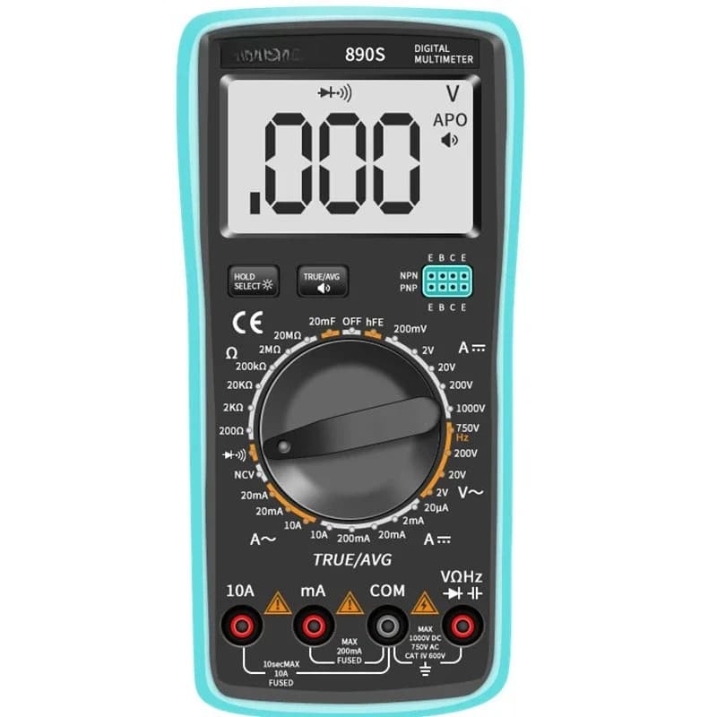 Voice broadcast multimeter 890S digital high-precision automatic digital display electrician household universal meter