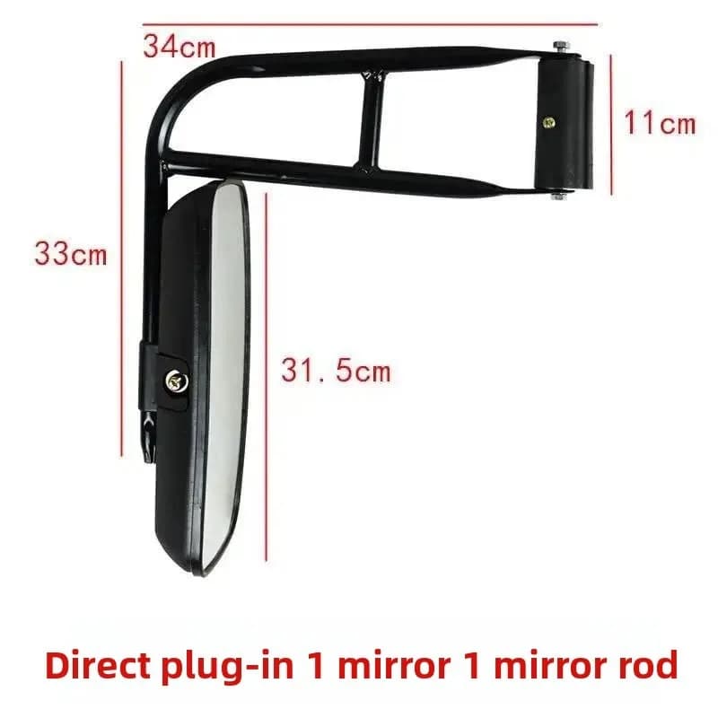 Large Vision Rearview Mirror for Loader Forklift Construction Vehicle Tractor JAC Truck