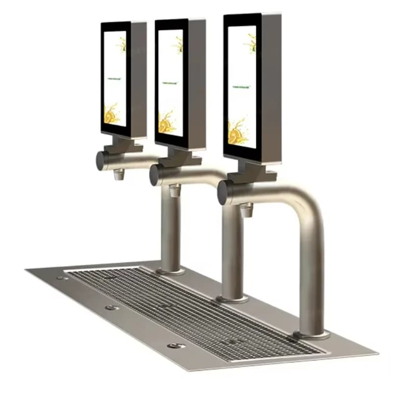 1–4-head models with and without refrigeration Beverage  Dispenser Tower Juice BIB Syrup n Coffee n Tea