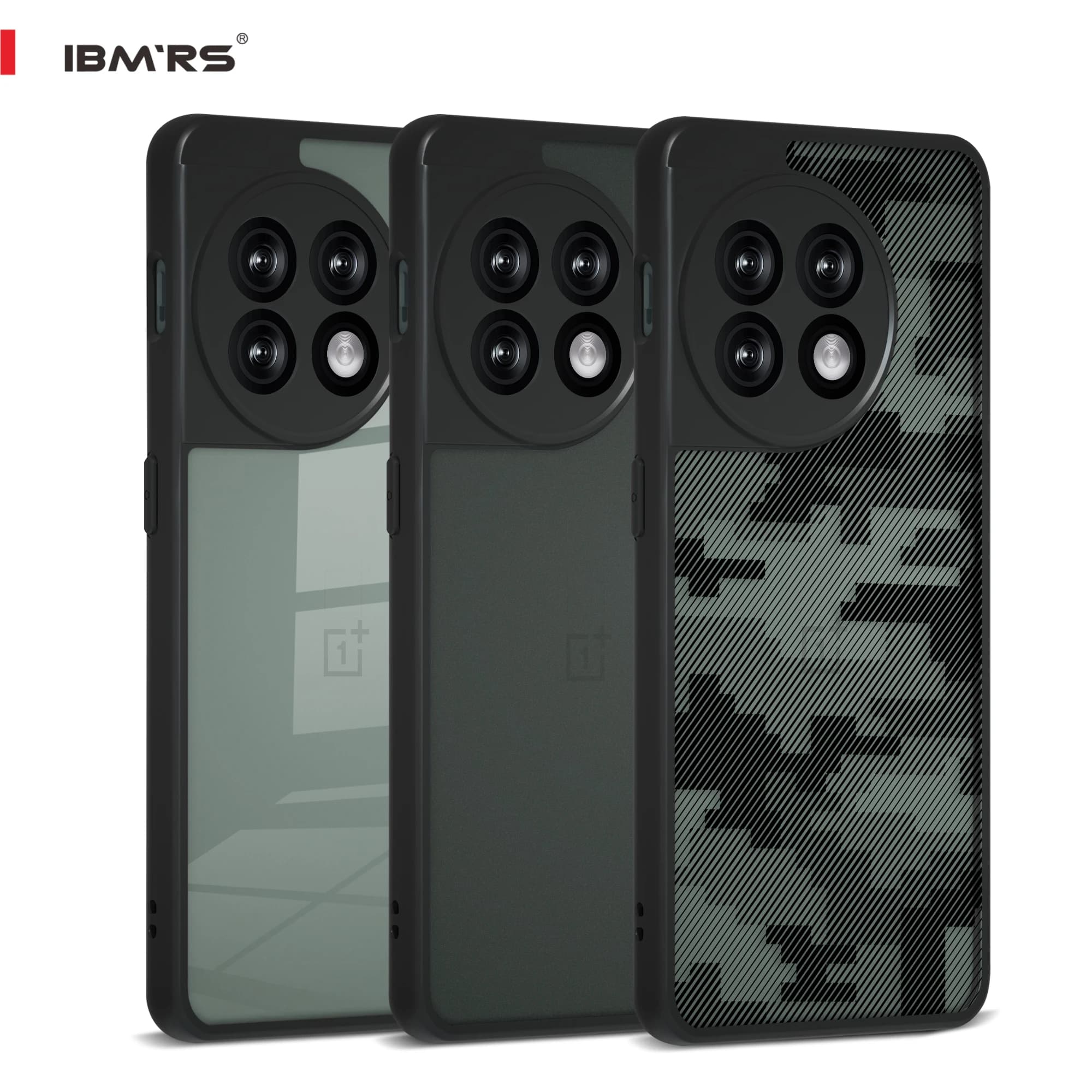for OnePlus 11 Case [Camouflage Design] PC Hard Back + TPU Frame, Shockproof Anti-Fingerprint Protective Cover, Military-Grade D