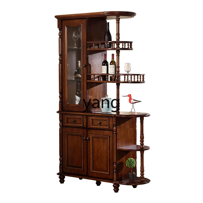 LH Wall-Mounted Entrance Feng Shui Cabinet Luxury Style Living Room Double-Sided Partition Cabinet