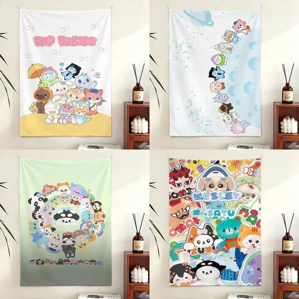 Anime M-Mascot G-GMMTV Flags Wall Hanging Tapestry Outdoor Garage Room Decorative flag Background Blanket