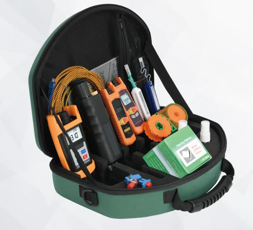Fiber Tool Kit Fiber Microscope Fiber Optic OPM , Light Source  VFL     Cleaning Tool Kit