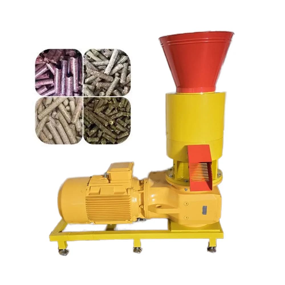 Pellet Wood Machine Cheaper Biofuel Sawdustrice Husk Pelletsmall Flat Die Pellets Solid Fuelsawdust Pellet Machine