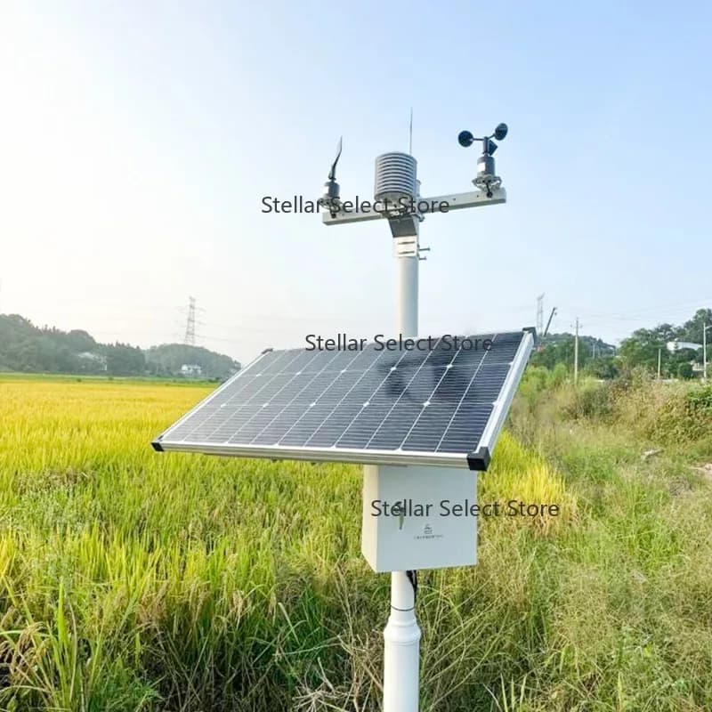 Rika Electronic Tech Co., Ltd. Rk900-01 Tripod AWS 14 in 1 Agricultural Automatic Weather Station with Rain Gauge Sensor