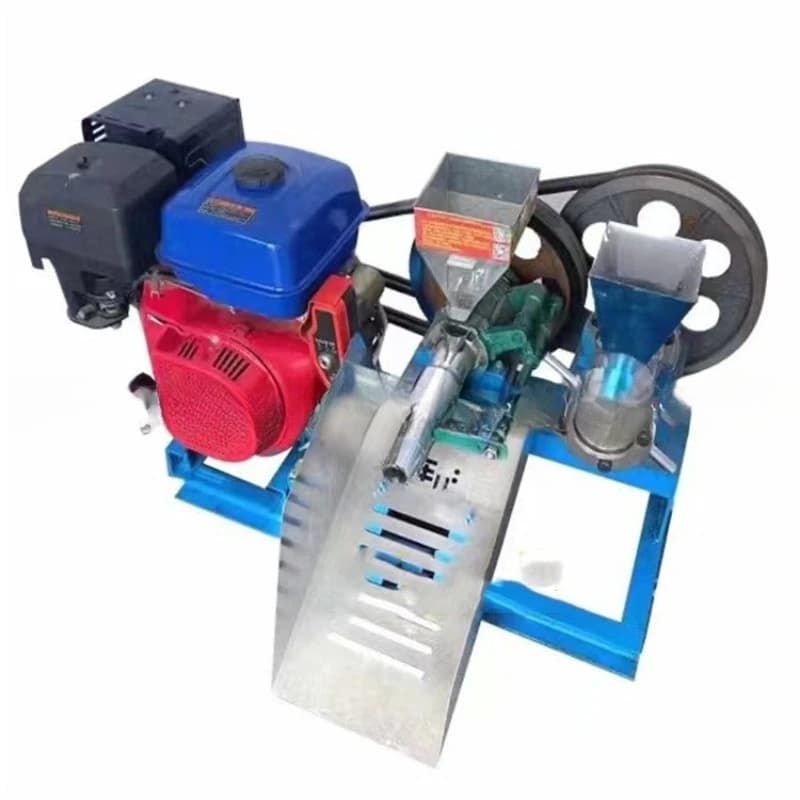Puffing machine Rice flower machine Mobile crispy fruit