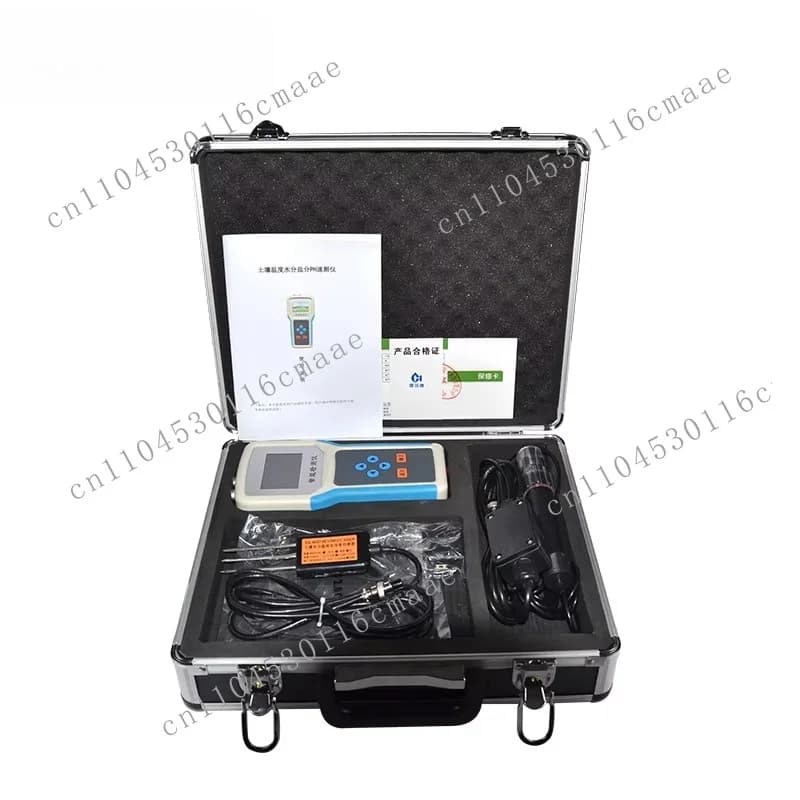 6 in 1 Digital Soil Tester Moisture Salinity Conductivity PH Garden