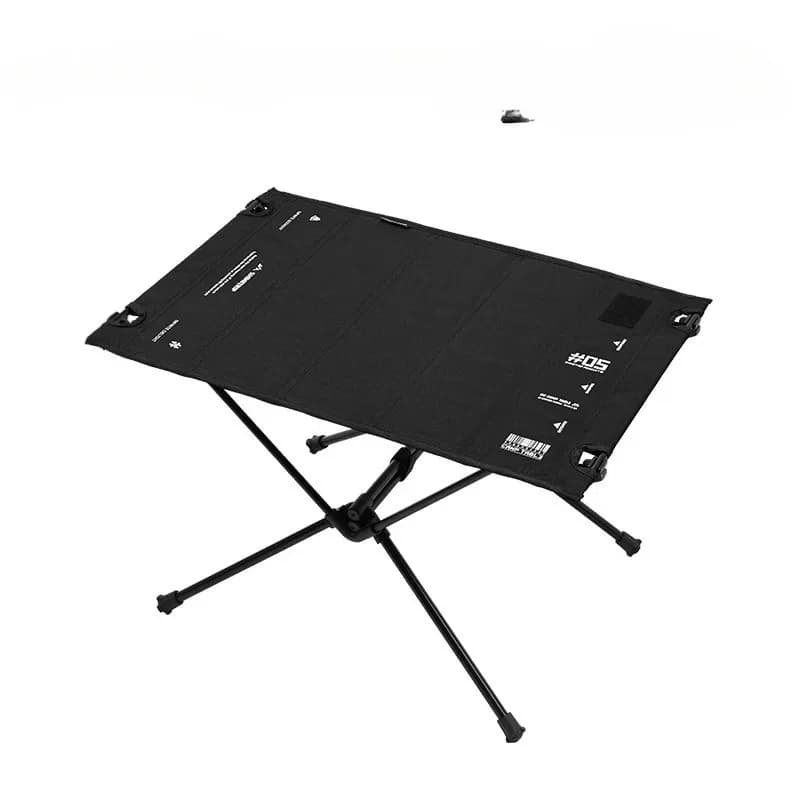 Lightweight folding cloth table, table top filling, strong support, hiking camping table