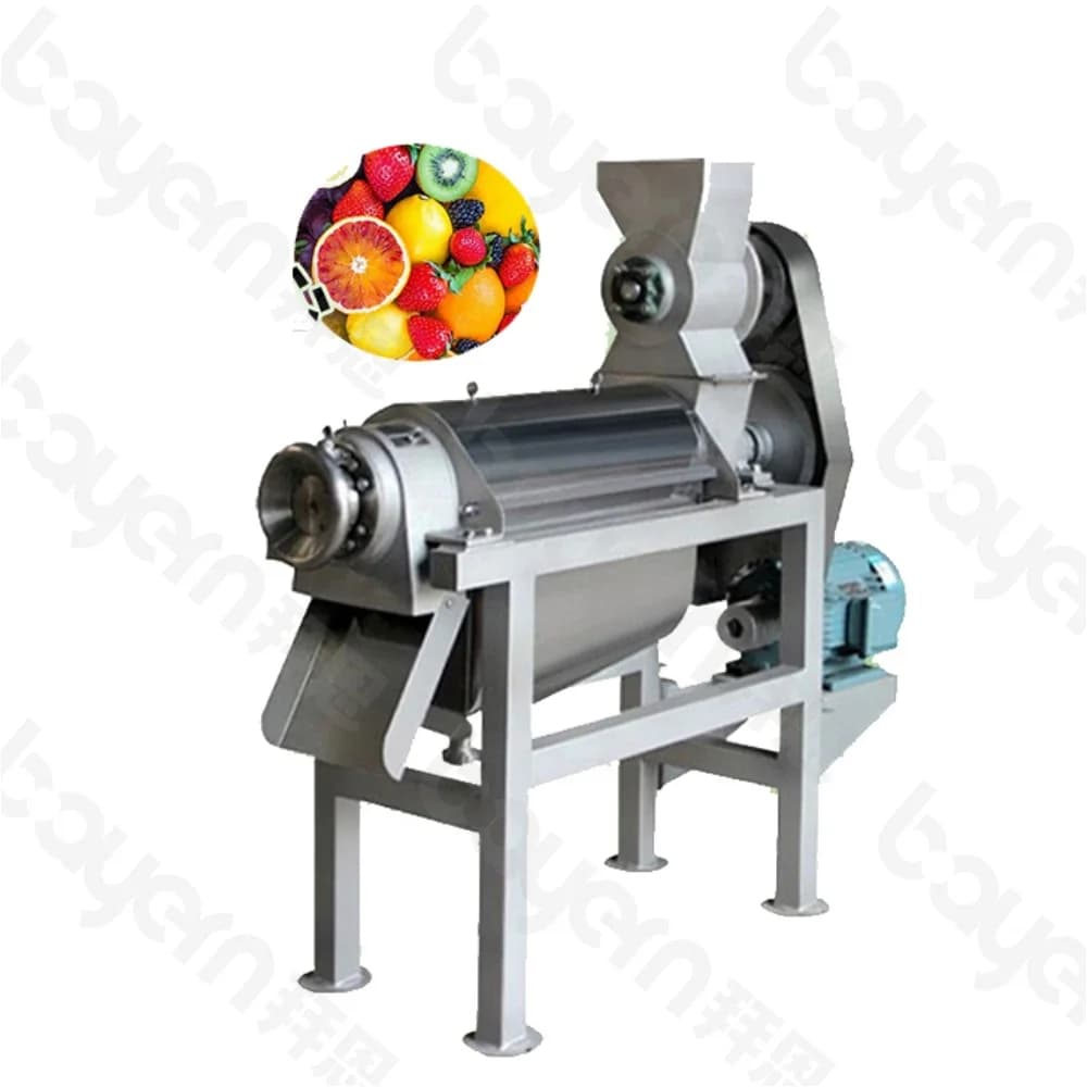 304 Stainless Steel Coconut Milk Screw Industrial Fruit Apple Watermelon Pineapple Juice Crusher Juicer Extractor Machine