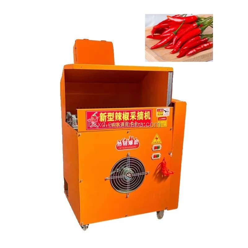 New Commercial Chili Picking Machine/dry and Wet Chili Picking Machine to Separate Leaf Removal