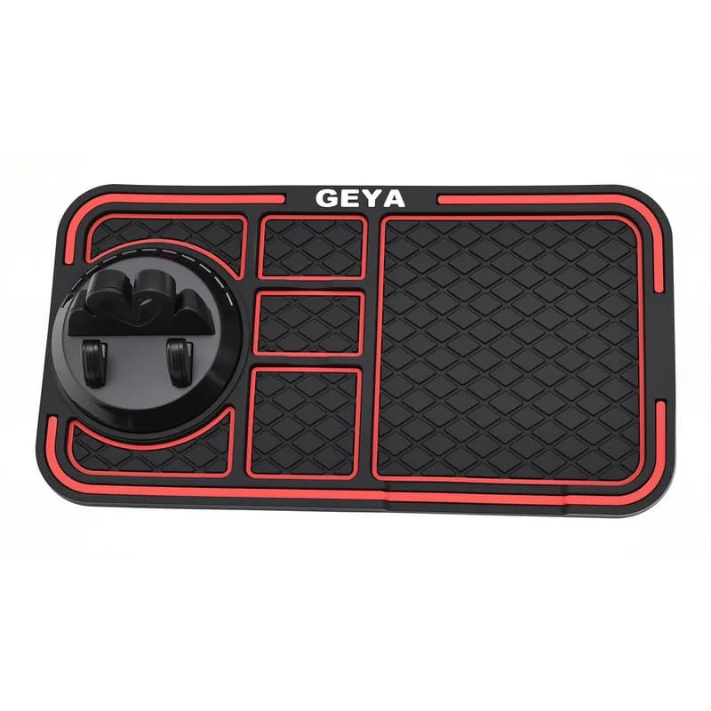 Universal Car Phone Holder Dashboard Mount Anti-Slip Pad Navigation Bracket for Center Console & Instrument Panel