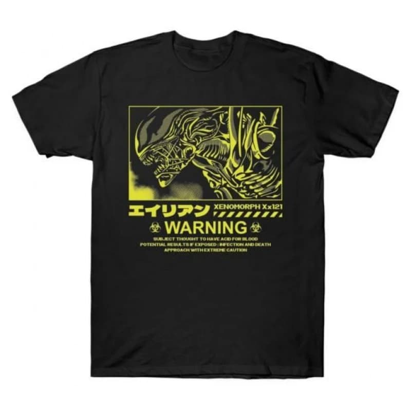 XENO XX121 Japan Sci-Fi Alien Gift T-Shirt Weyland LV-426 Xenomorp Horror movie Short Sleeve Graphic clothes All size tops