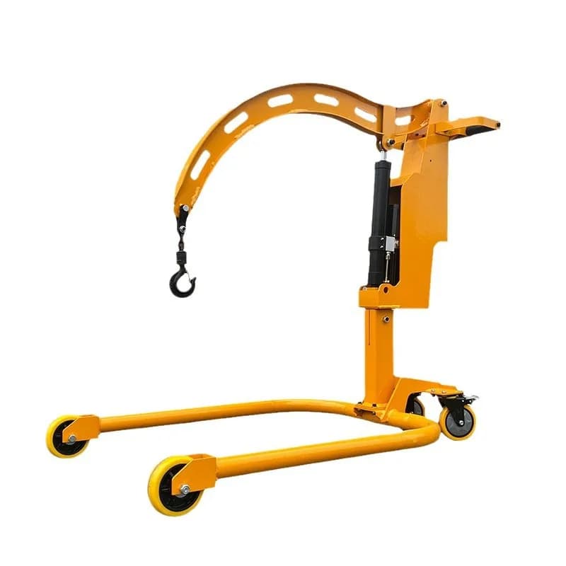 Mobile small crane Household portable small hoist Vehicle electric lifting cantilever crane
