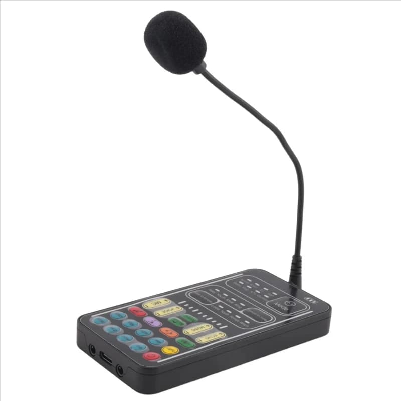 Voice Changer Handheld Microphone Voice Changer with Sound Multifunctional Effects Machine for Phone//Switch (i9)