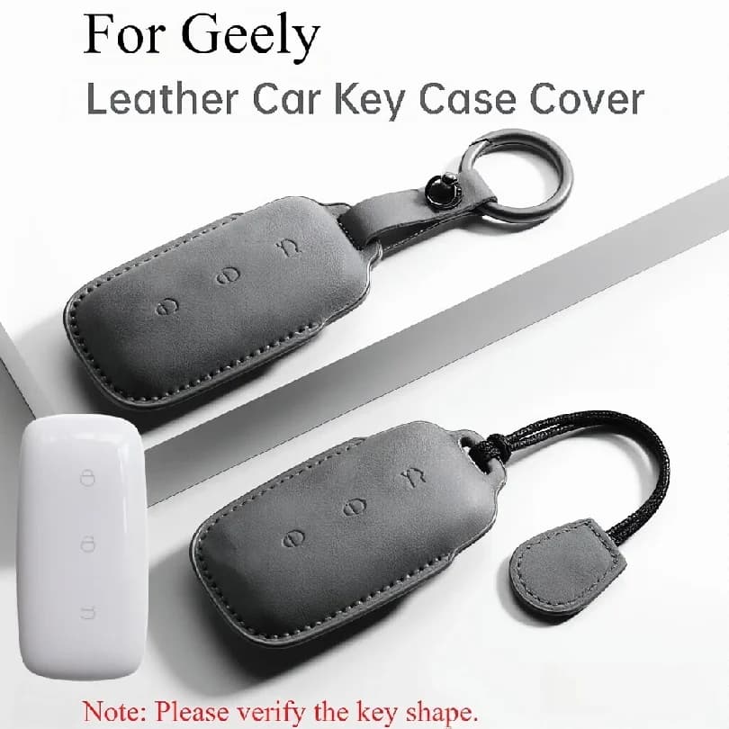 For Geely EX5 E5 Starray EM-i Galaxy L6 / L7 EX5 EM‑i Galaxy M9 Proton EMas 7 PHEV 2025 2026 Leather Car Key Case Cover Shell
