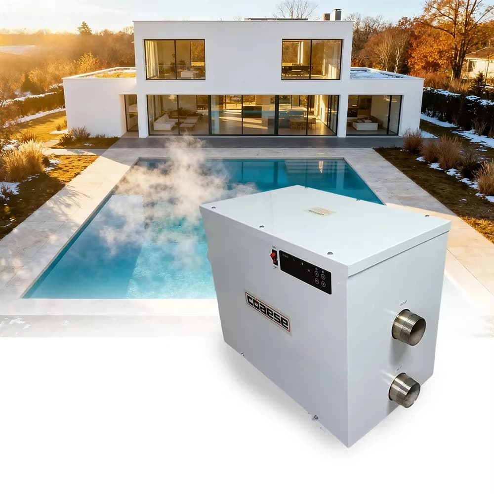 Spa heating 28KW to 36KW heat pump pool heaters for residential pool water heaters