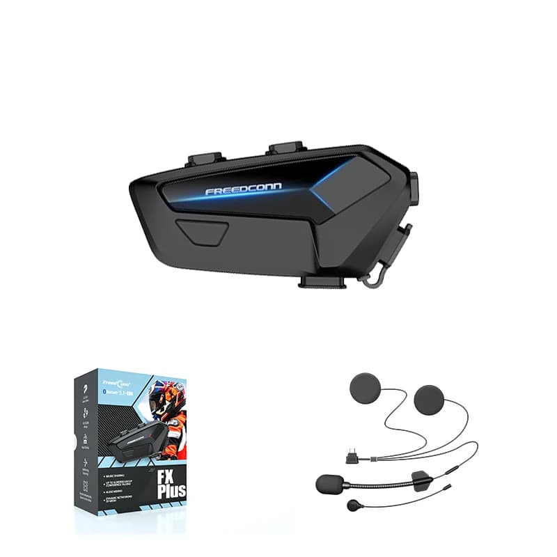 Motorcycle Helmet Intercom Waterproof Bluetooth Headset Music Sharing Mixing Function