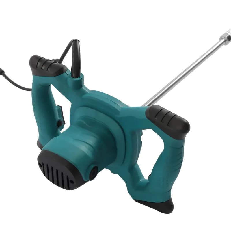 with 6 Adjustable Speed Cement Mixer 2100W Handheld Electric Concrete Mixer Portable Mortar Mixer