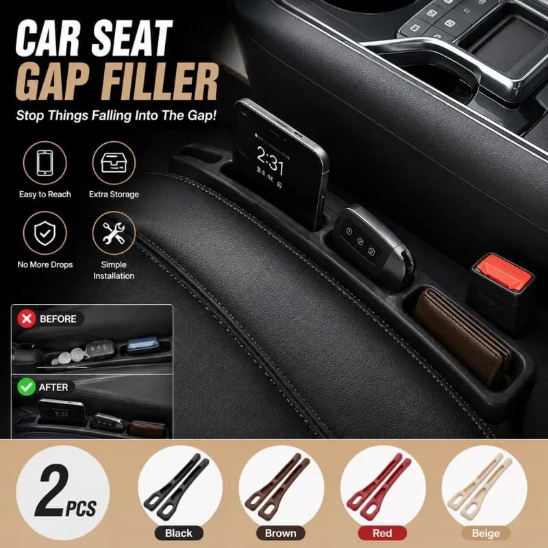 For Audi A3 S3 C5 C6 C7 A7 S7 A8 S8 D3 Q5 SQ5 Q7 4L Car Seat Gap Filler Between Seats Crevice Interior Decoration Accessories