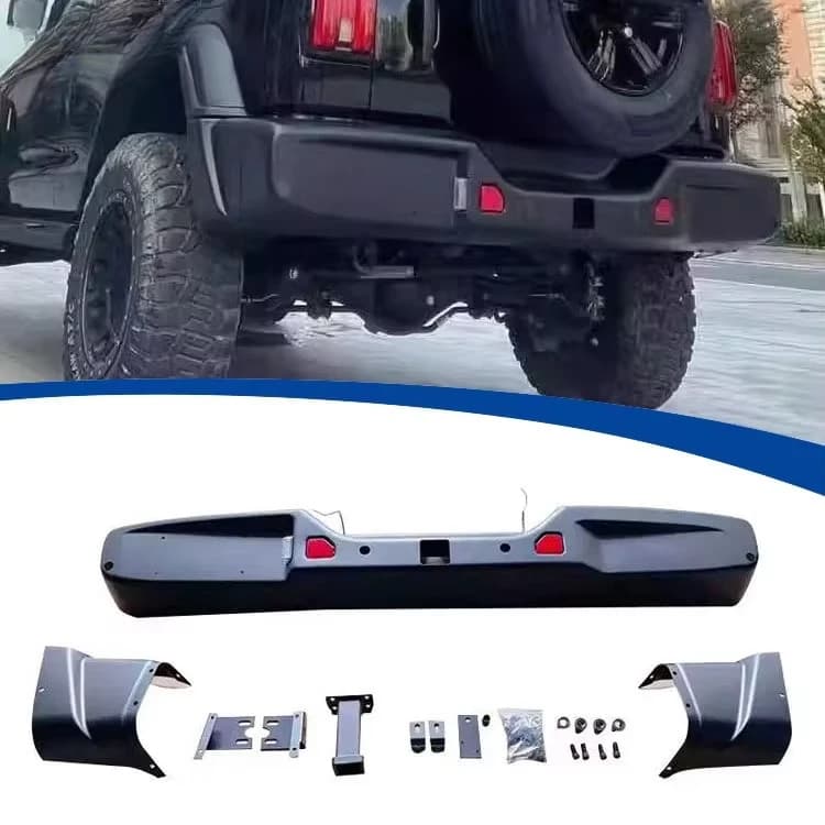 Magnesium-aluminum Alloy Car Body Kits Rear Bumper with Fog Lights for GWM Great Wall Motor Wey Tank 300 2020-2025